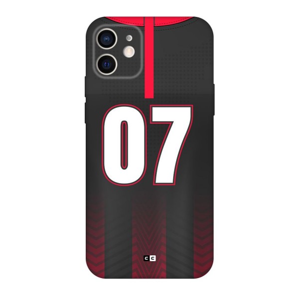 Jersy No 7 Back Case for iPhone 12 Pro